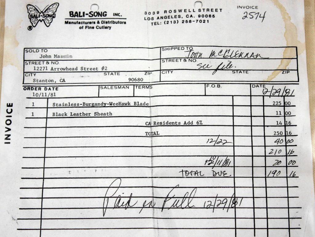 Benchmade - Firmengeschichte im Zeichen des Schmetterlings 1