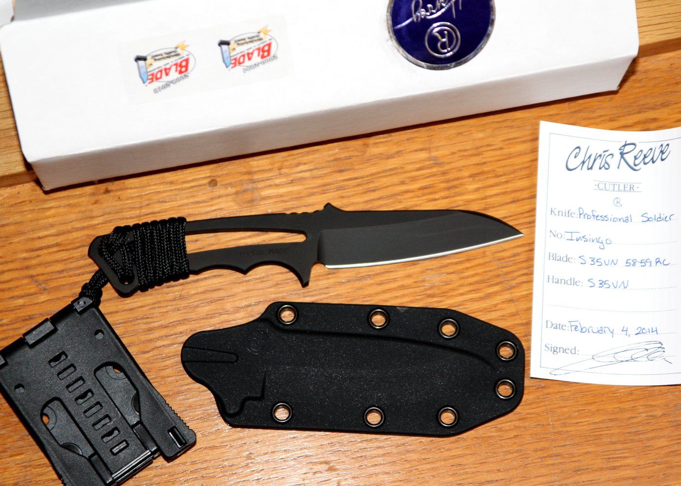 Chris Reeve Knives - Professional Soldier - Review