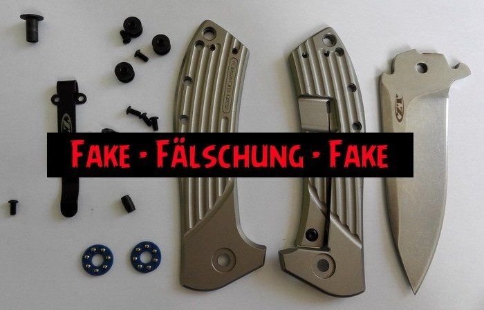 Fake Knives: ZT 801 demontiert