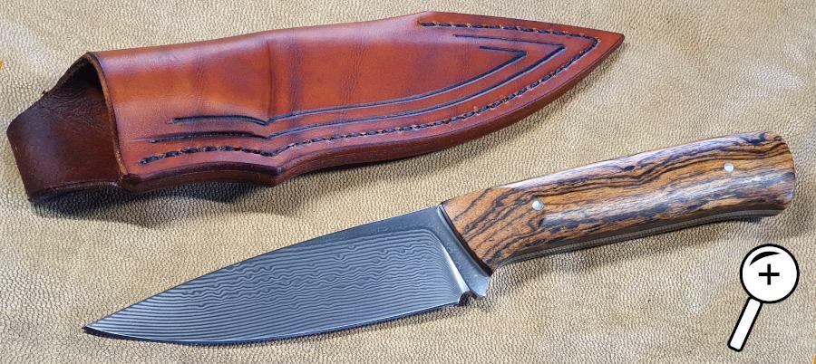 Fixed Blade mit Damastklinge von Erich Niemeier