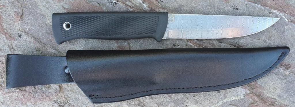 Zlazoust Knives Fixed Blade mit mit Lederscheide