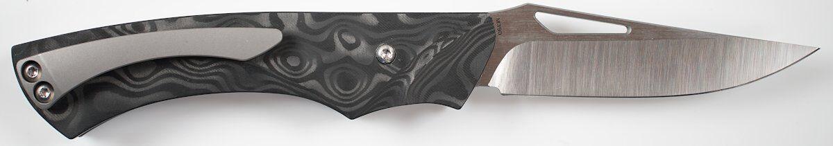 Edle Taschenmesser 2022 - PXD von Tuch Knives, Clip-Site, offen